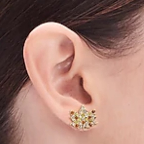 J. CREW Pave Crystal Fall Studs Trio - Picture 10 of 11